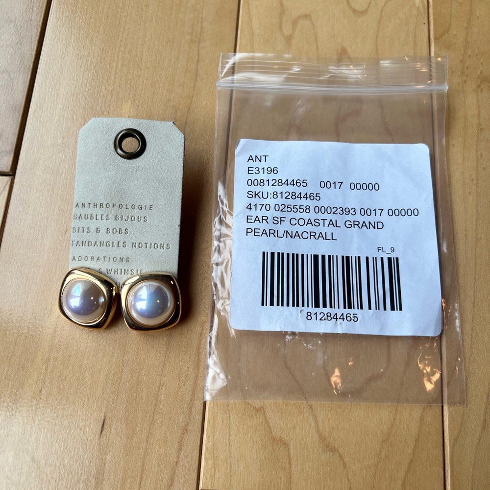 New with tag and bag Anthropologie earrings